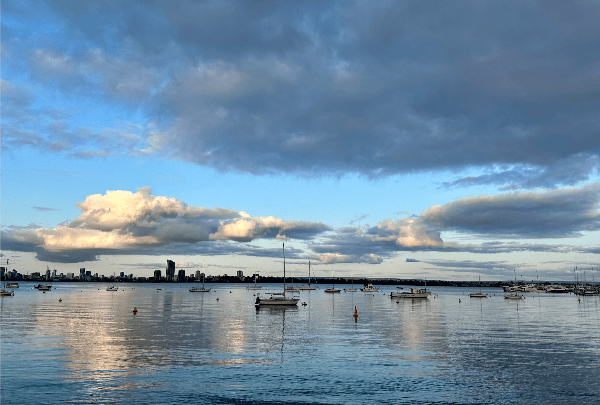 Perth sunset by the river